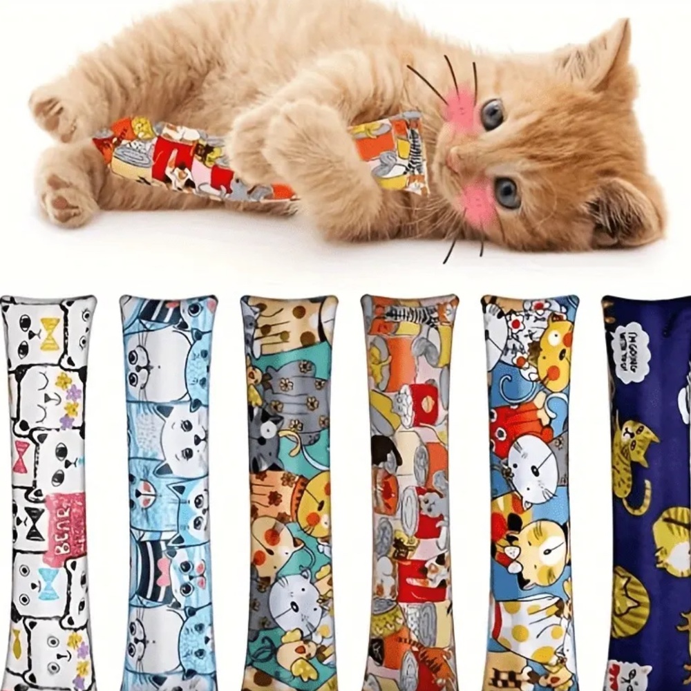 NEW! Set of 3 Catnip Kitty Kicker Toys! - Picture 2 of 5
